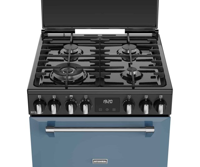 Stoves Richmond 60 DF DX gas fornuis - twilight blue