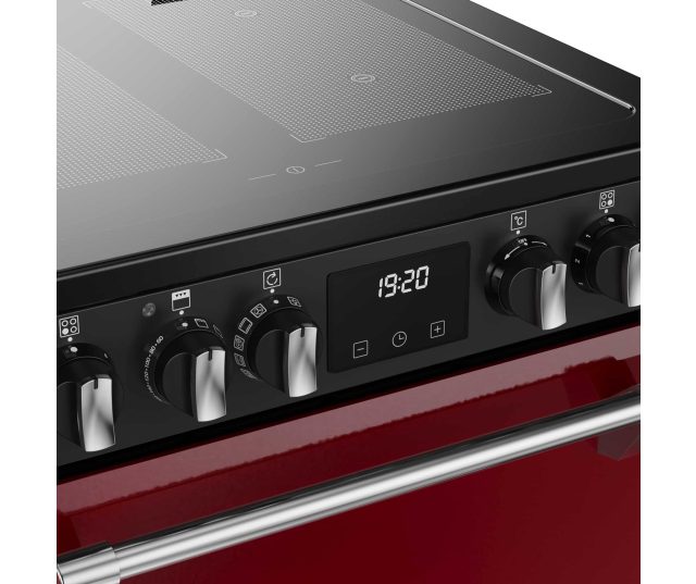 Stoves Richmond 60 Ei DX RTY garnet red fornuis inductie