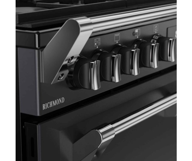 Stoves Richmond 90 DF DX antracite fornuis