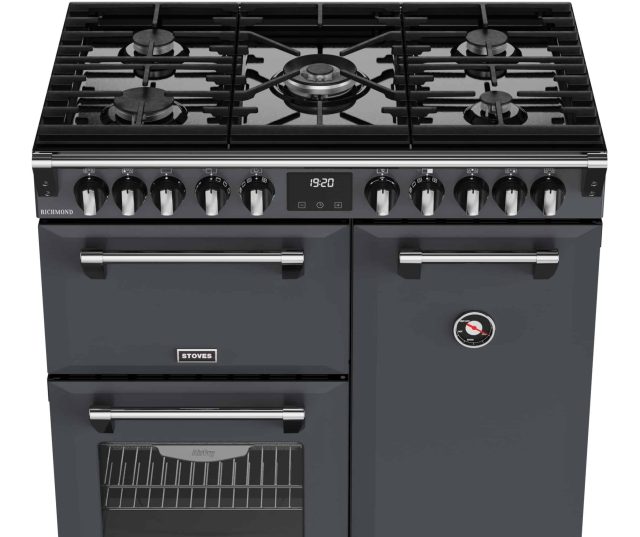 Stoves Richmond 90 DF DX antracite fornuis
