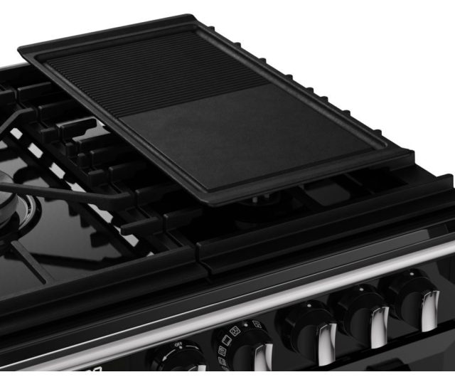 Grillpan met handvat voor Stoves Richmond 90 DF zwart multifunctioneel fornuis