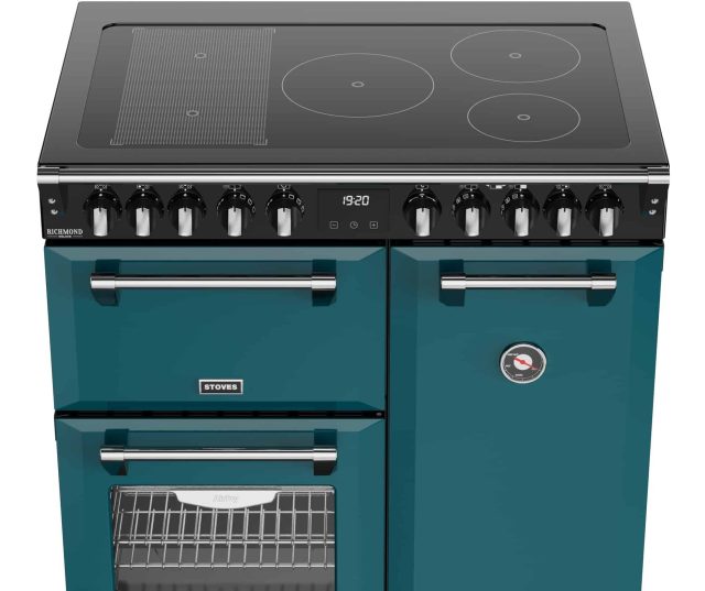 Stoves Richmond 90 Ei DX RTY inductie fornuis - Deep Marine- Deluxe