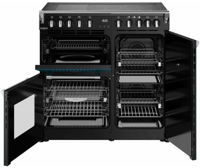 Stoves Richmond 90 Ei DX RTY inductie fornuis - Deep Marine- Deluxe