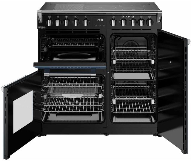 Stoves Richmond 90 Ei DX RTY inductie fornuis - twilight blue - Deluxe