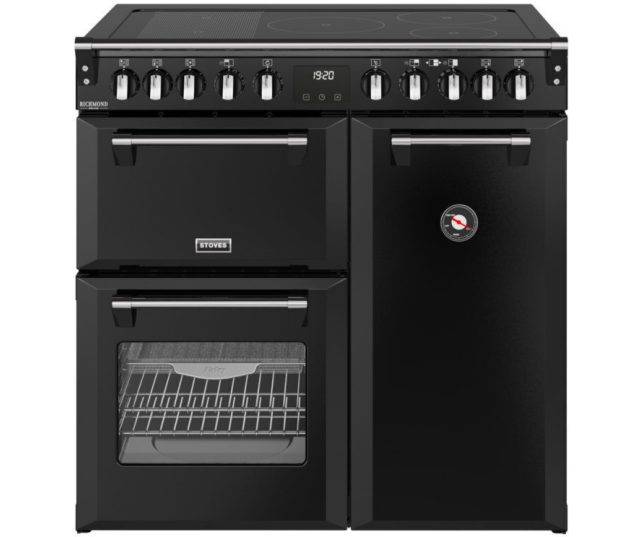 STOVES fornuis inductie RICHMOND 90 EI DX RTY ZWART