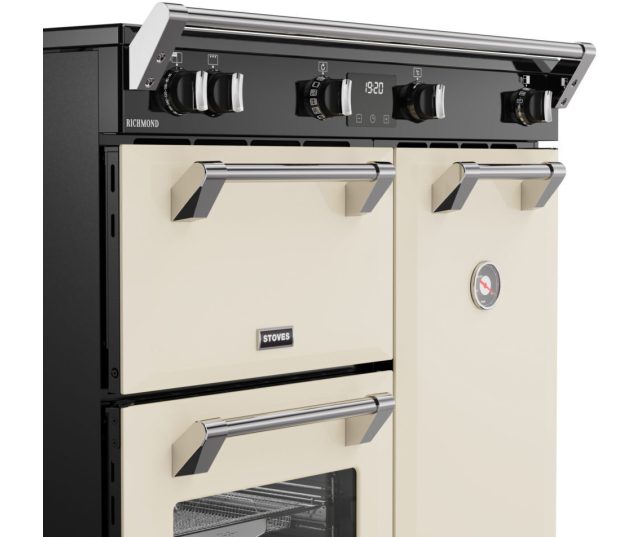 Stoves Richmond 90 Ei TCH creme fornuis met energieklasse A en touchscreen bediening