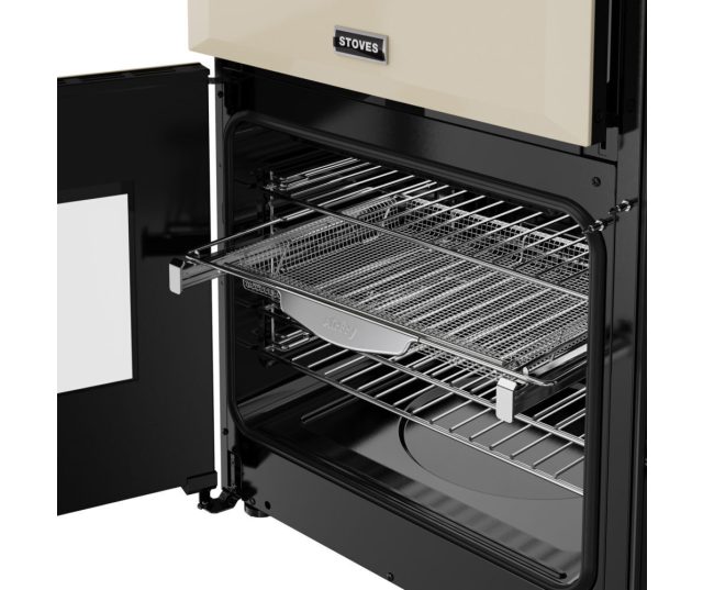 Stoves Richmond 90 Ei TCH creme fornuis met elektrische oven en grillfunctie