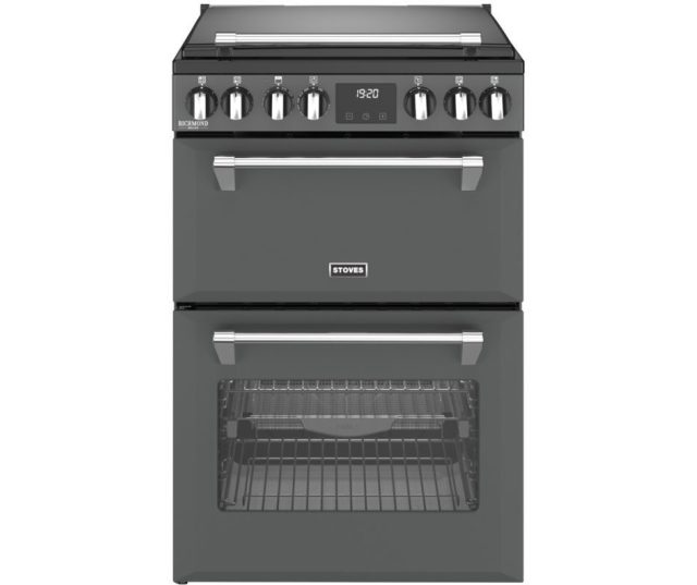 Stoves Richmond DX 60 Ei RTY Ant inductie fornuis 60 cm antraciet vrijstaand