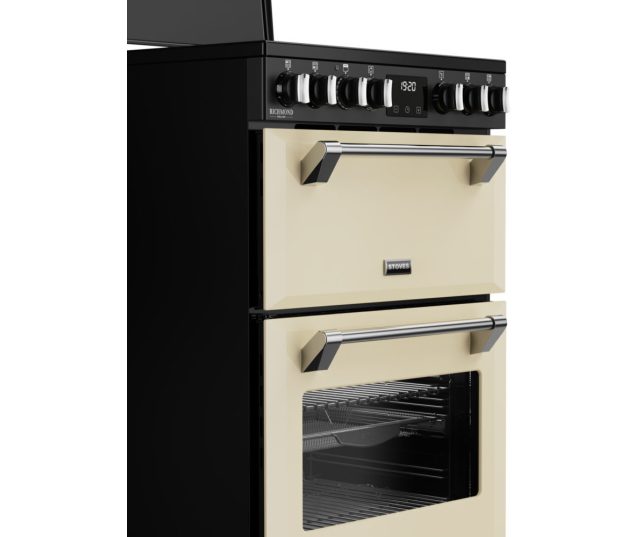 Design inductiefornuis met grill en AirFry functie in crème uitvoering - 60 cm