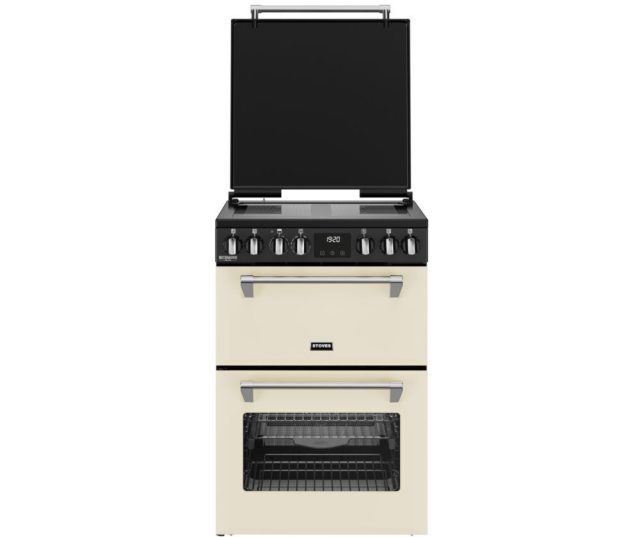 Retro inductiefornuis crème Stoves Richmond DX 60 met AirFry en SteamCleanse