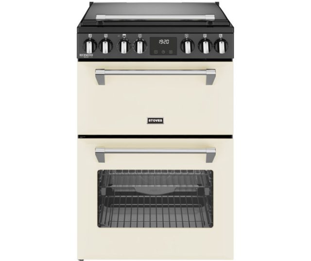Stoves Richmond 60 Ei DX RTY crème inductiefornuis met 2 ovens - vrijstaand 60 cm breed