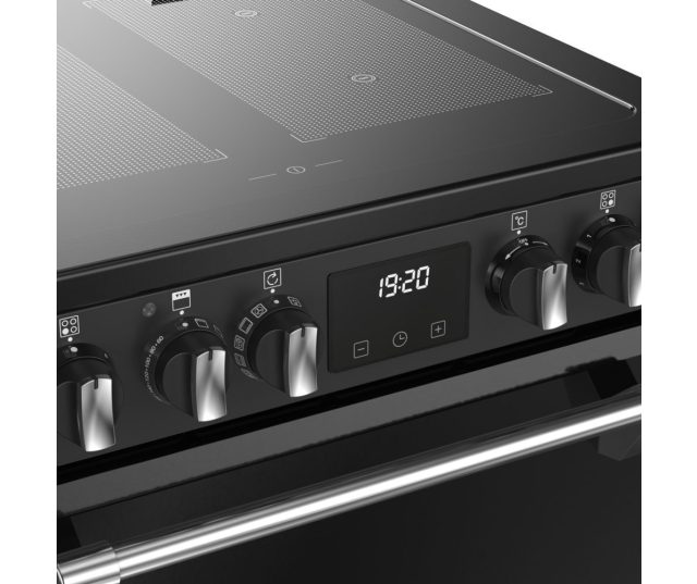 Forse 4-pits inductiekookplaat Stoves Richmond DX 60 Ei RTY zwart met touchscreen timer