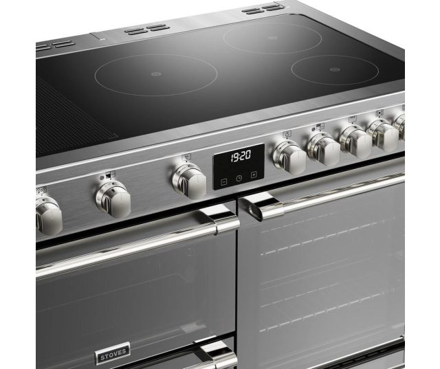 Stoves STERLING DX D1000Ei RTY SS rvs fornuis - 100 cm. breed