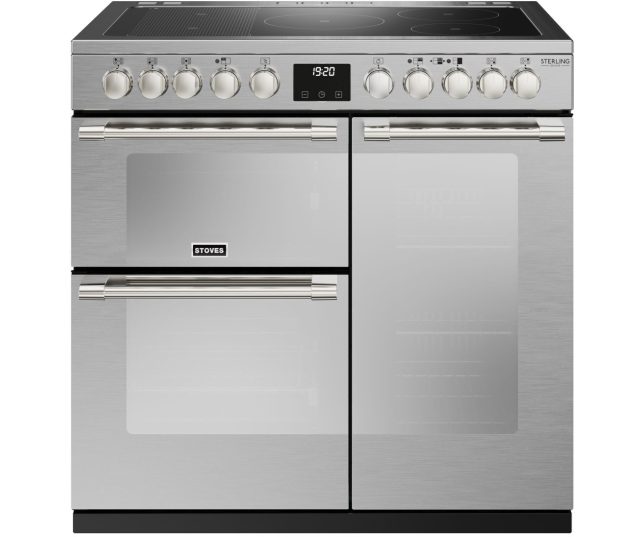 Stoves STERLING DX D900Ei RTY SS inductie fornuis - rvs