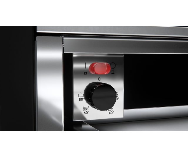 Teka CP15GS inbouw warmhoudlade / bordenwarmer - zwarte glas