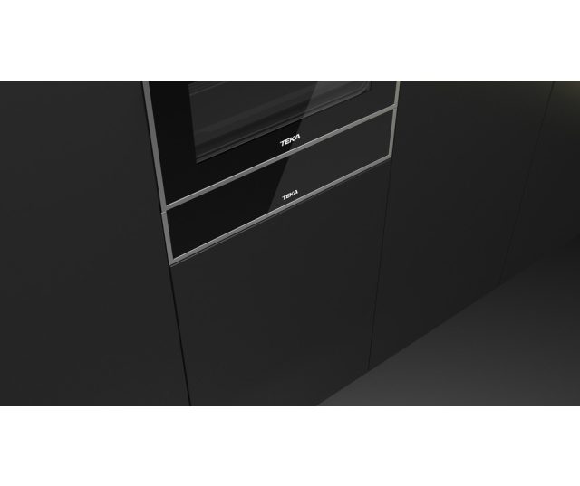 Teka CP15GS inbouw warmhoudlade / bordenwarmer - zwarte glas