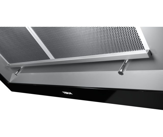 Teka DLV98660BKTOS anti-hoofdstoot afzuigkap - schuin - 90 cm