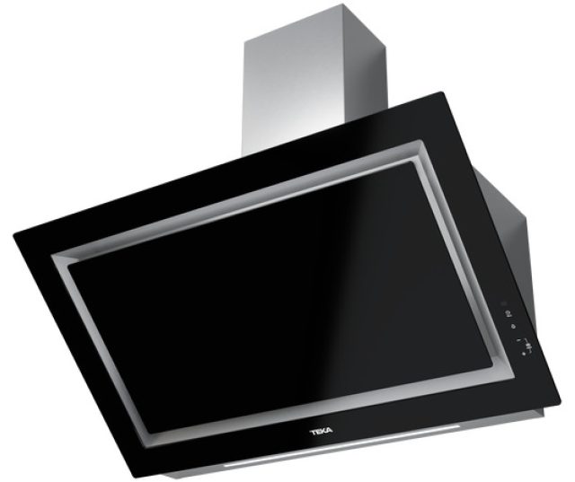 Teka DLV98660BKTOS anti-hoofdstoot afzuigkap - schuin - 90 cm