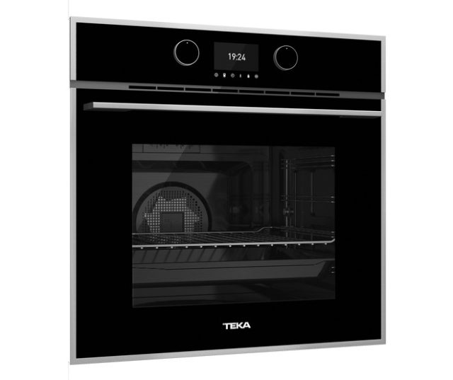 Teka HLB 860 P inbouw oven met zwart glazen front