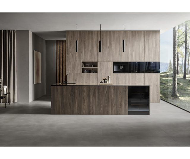 V-Zug Combair V6000 60 inbouw oven - nis 60 cm. - zwart spiegelglas