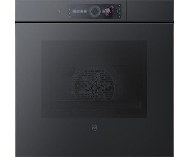 V-ZUG combi-stoomoven inbouw CombairSteamer V6000 60 AutoDoor zwart glas