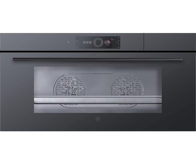 V-ZUG combi-stoomoven inbouw CombiSteamer V6000 45 Grand zwart spiegelglas
