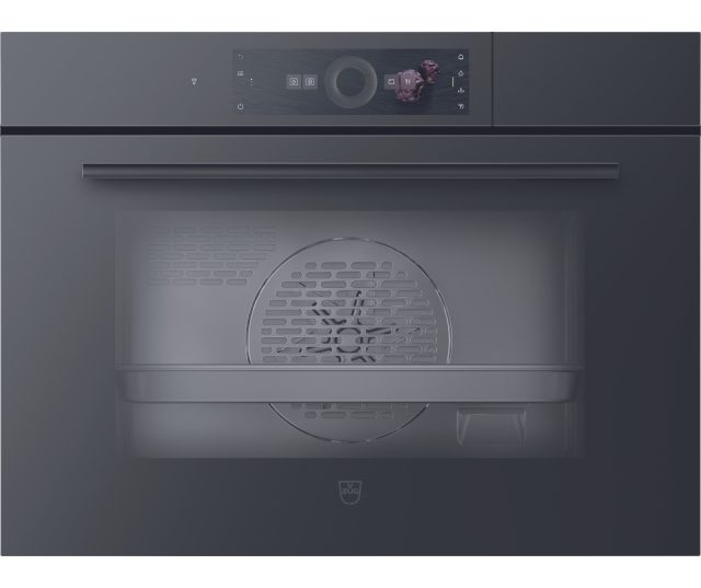 V-Zug CombiSteamer V6000 45 Zwart Glas inbouw combi-stoomoven