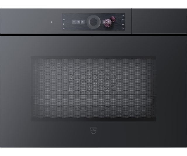 V-ZUG combi-stoomoven COMBISTEAMER V6000 45M PowerSteam Autodoor zwart