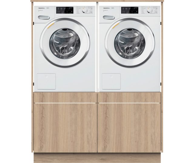 WASMACHINEKAST kast TWO PAIR Natural Ash