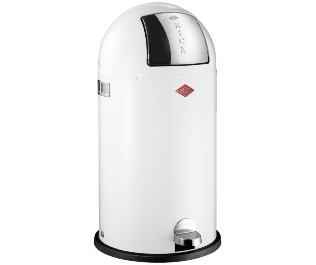 WESCO afvalbak Kickboy, wit 8011552