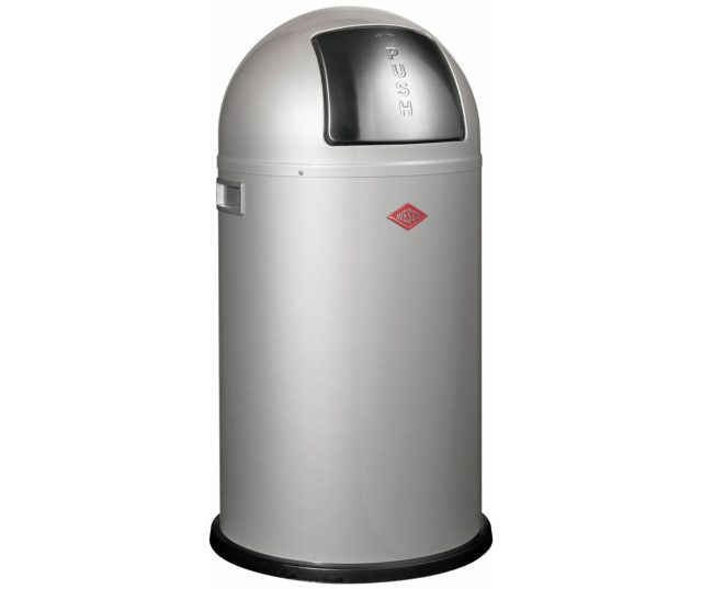 Wesco Pushboy, Zilver 8011618 afvalbak -