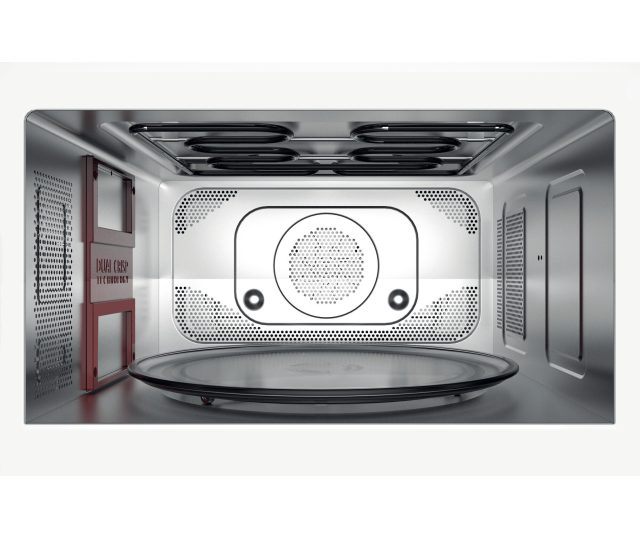Whirlpool MWSC 933 SB vrijstaande combi magnetron - zwart
