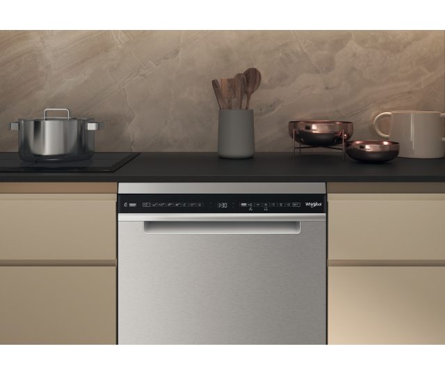 Whirlpool W7F HS41 X vrijstaande vaatwasser - rvs