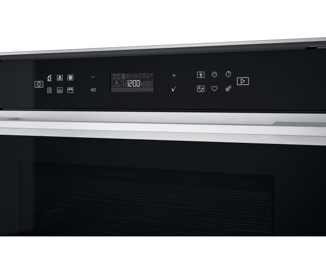 Whirlpool W7 MW461 MICROWAVE WP inbouw combi-magnetron - rvs