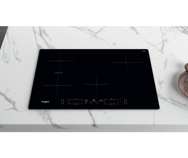Whirlpool WB B4877 NE inbouw inductie kookplaat - 77 cm. breed