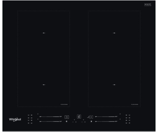 Whirlpool WL S3160 BF inbouw inductie kookplaat - slider