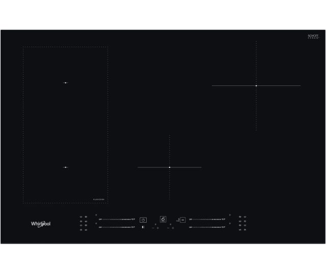 WHIRLPOOL inductie kookplaat met afzuiging inbouw WL S3377 BF