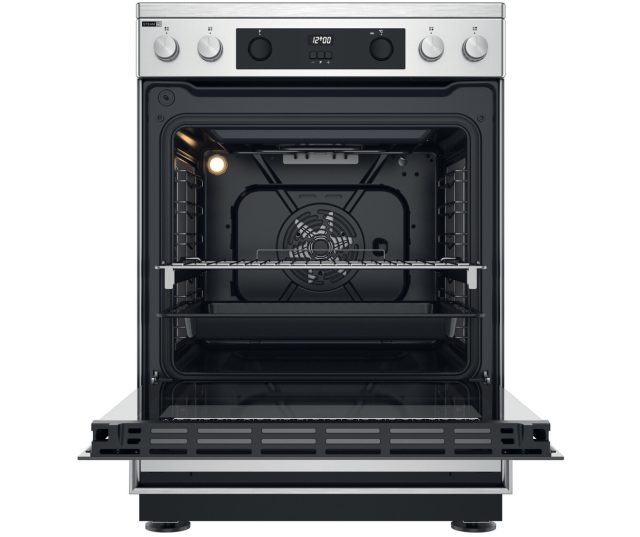 Whirlpool WS68V8CCXT keramisch fornuis - rvs