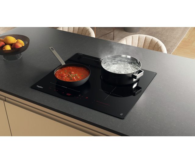 Whirlpool WTX6014DCF inductie kookplaat met afzuiging inbouw