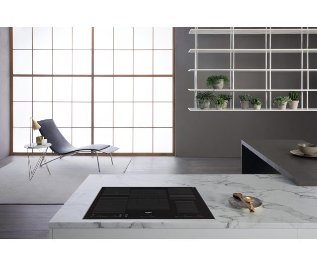 Whirlpool WT 1090 BA inbouw inductie kookplaat - 90 cm. breed