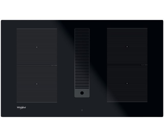 Whirlpool WVHF83BB inductie kookplaat met afzuiging inbouw