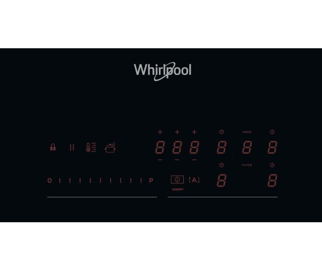 Whirlpool WVH 92 K/1 inductie kookplaat met afzuiging