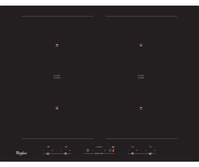 Whirlpool ACM928BA inductie kookplaat