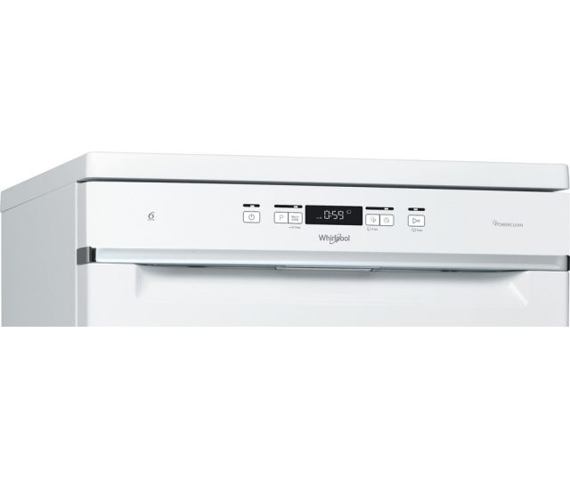 Whirlpool WFC 3C34 P vrijstaande vaatwasser - wit