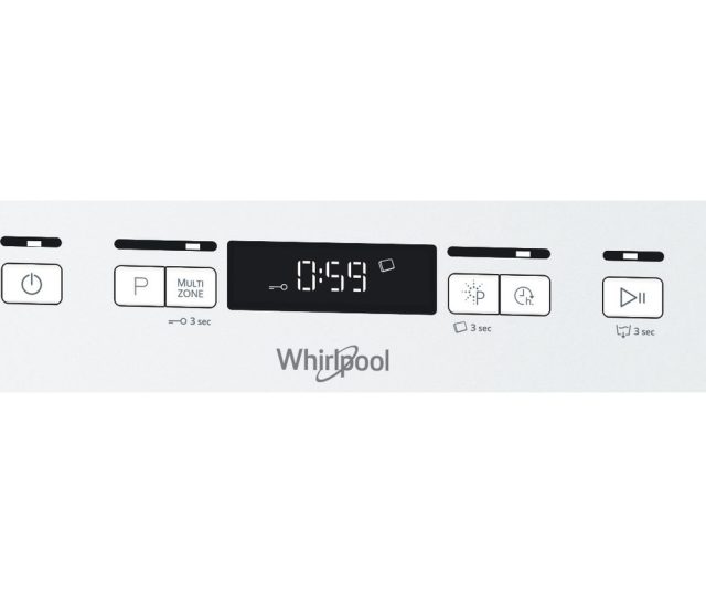 Whirlpool WFC 3C34 P vrijstaande vaatwasser - wit