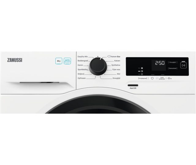 Zanussi ZDHBARI warmtepomp droger - 8 kg.