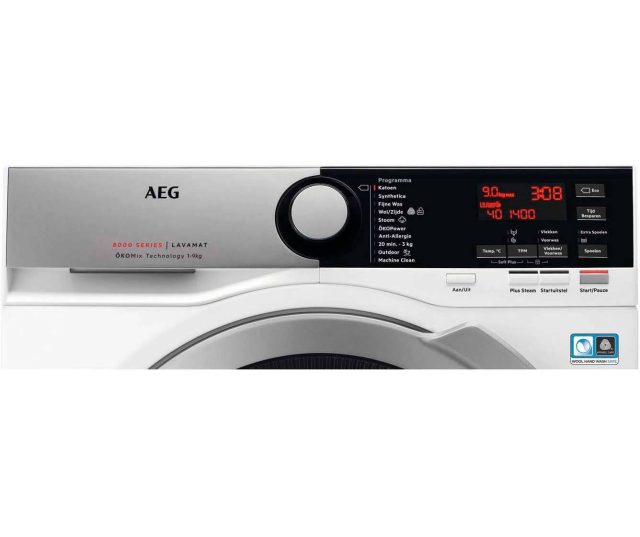 Aeg L8FENS96 wasmachine met OKOMix - 9 kg. - 1600 toeren