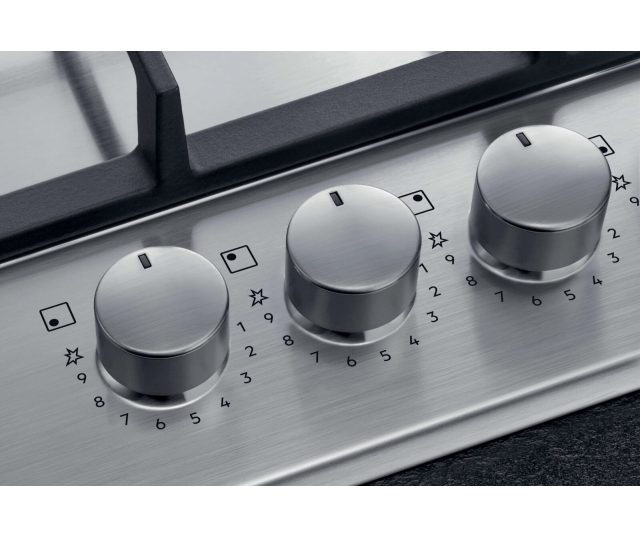 kookplaat AEG HGB75520SM - Roestvrijstaal