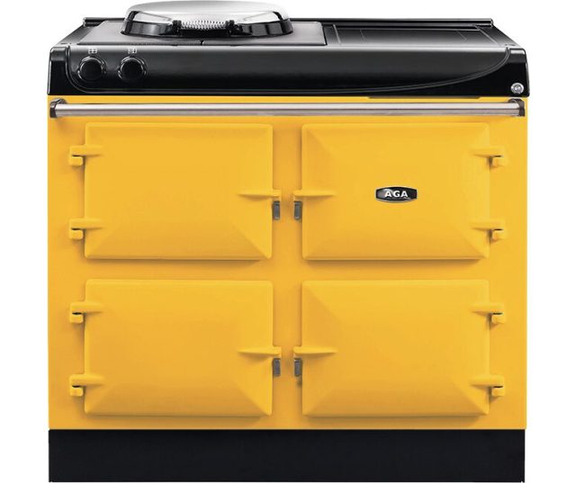 AGA fornuis AGA fornuis inductie eR3 Compact 100 4-deurs Mustard