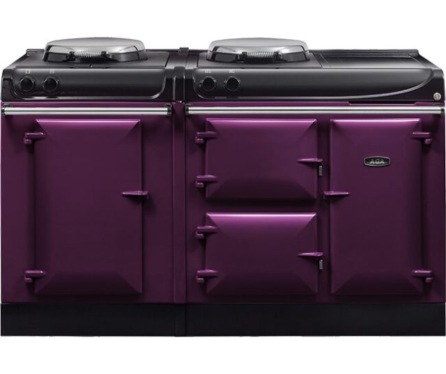 AGA fornuis AGA fornuis inductie eR3 Compact 150 4-deurs Aubergine